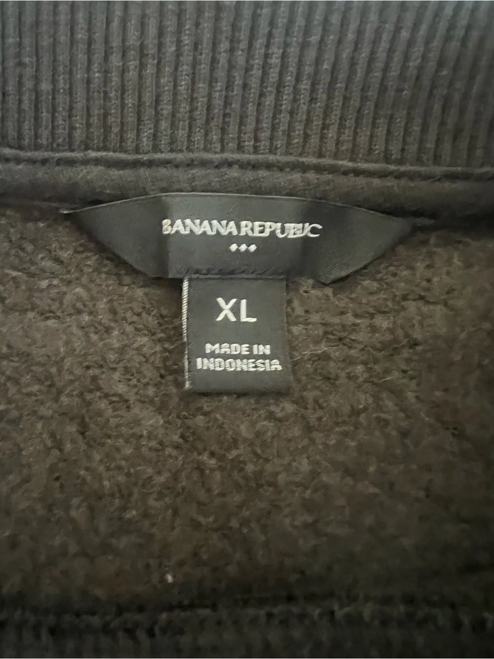 Banana Republic Men's Olive Green Crewneck Sweatshirt